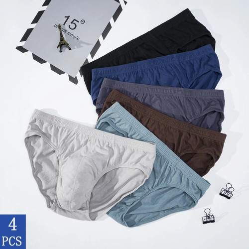 4pcs men 100 cotton - men's, 100%